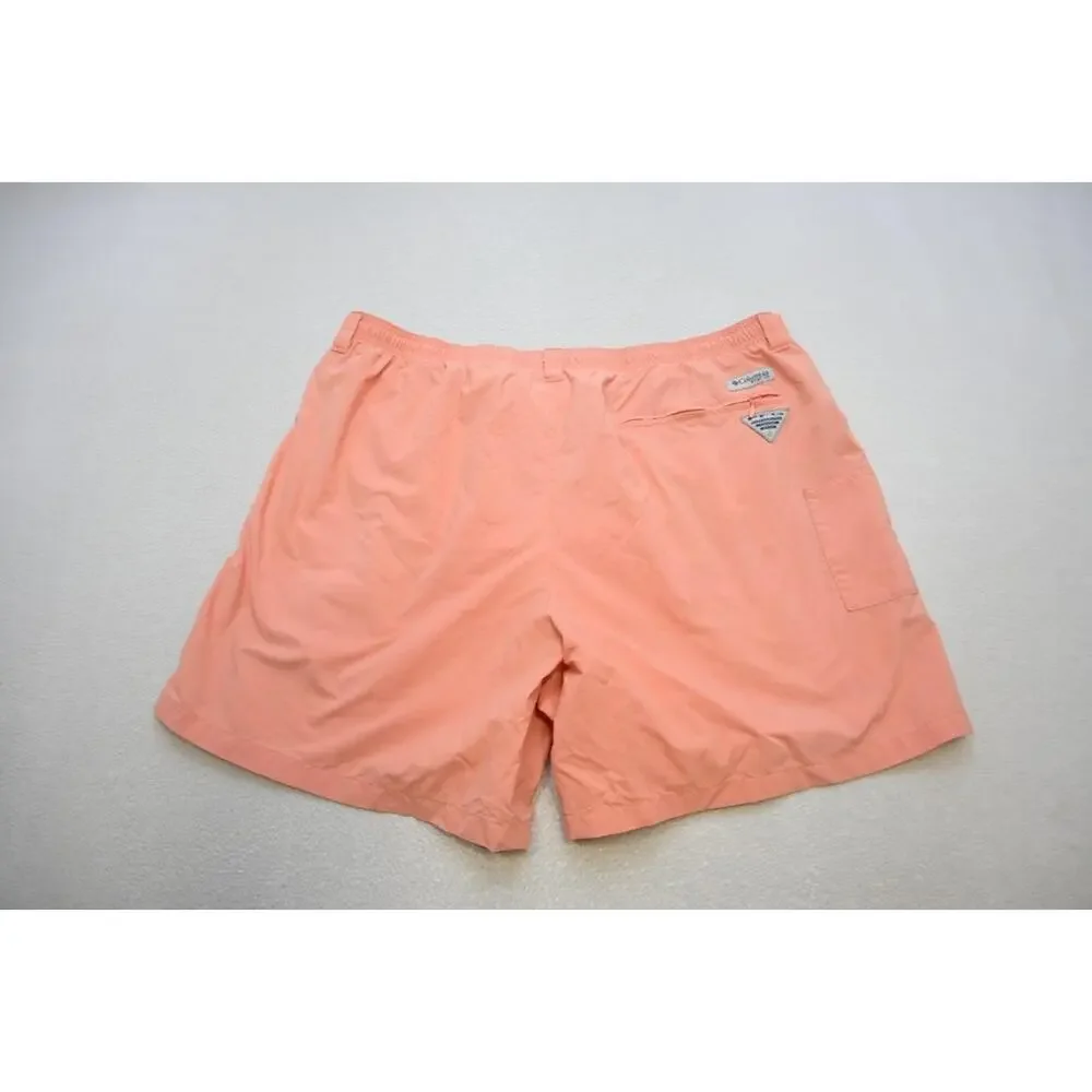 Columbia PFG Swim Trunks Pink‎ Omni-Shade Fishing Shorts 6